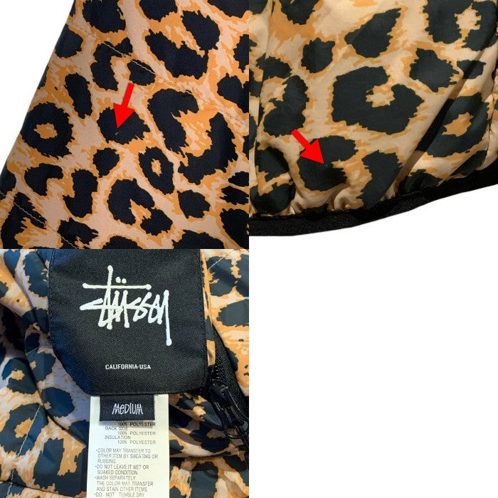STUSSY ステューシー リバーシブル シェルパフリース ナイロン