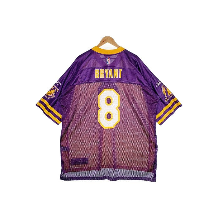 Reebok リーボック L.A LAKERS KOBE レイカーズ コービー アメフトシャツ メッシュ Size 2XL 福生店