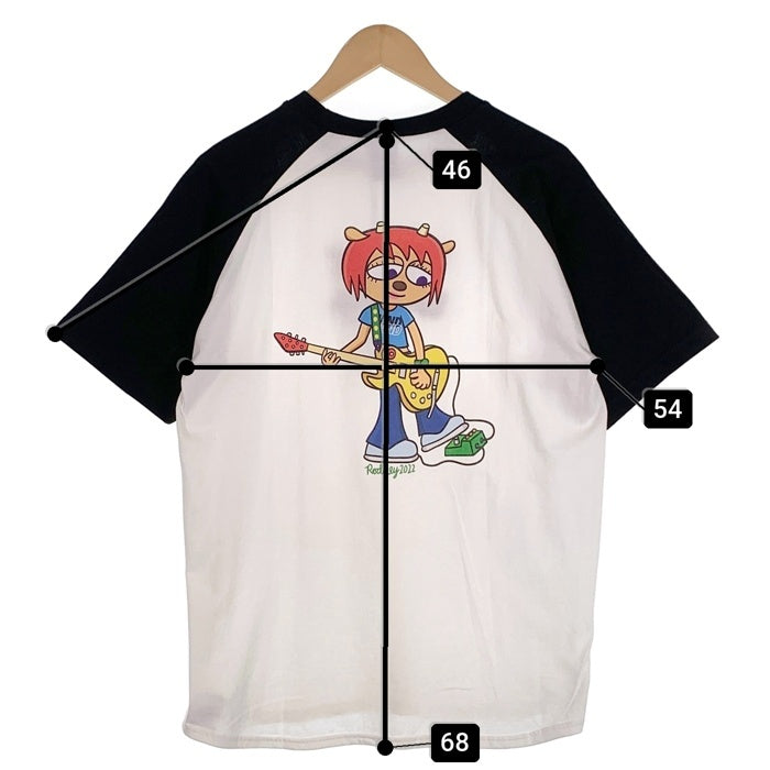 WIND AND SEA ウィンダンシー UmJammer Lammy WDS raglan TEE ウンジャマラミー ラグランスリーブTシャツ ブラック 刺繡プリント WDS-UJL-02 Size L 福生店