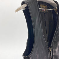 vanson バンソン レザー ベスト ブラック size38 瑞穂店