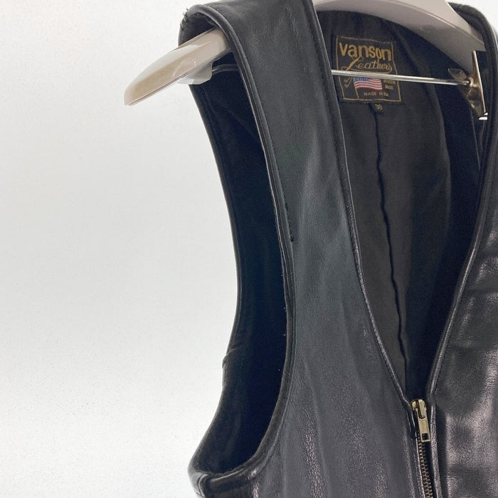 バンソン　レザーベスト　vanson 楽天市場】VANSON BONE VEST (VZLB:BLACK)バンソン/レザーベスト