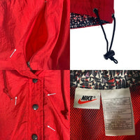 00's NIKE ナイキ ナイロン プルオーバーパーカー アノラック レッド Size YOUTH L (12-14) 福生店