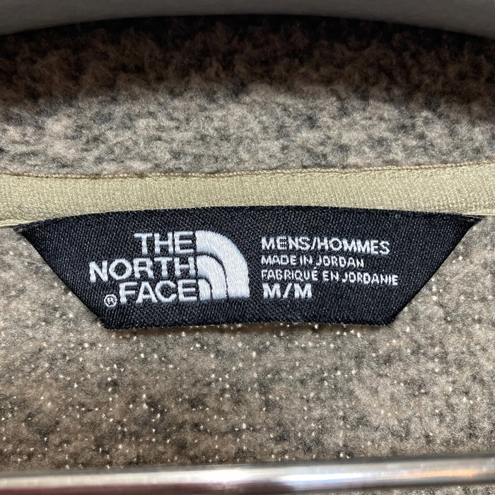 THE NORTH FACE ノースフェイス ハーフジップ プルオーバー トップ ニット 内フリース グレー Size M 瑞穂店