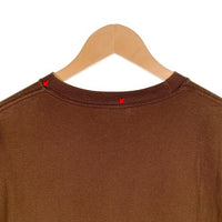 00`s STUSSY ステューシー Bulldog Photo ブルドッグ フォトプリントTシャツ ブラウン メキシコ製 Size L 福生店