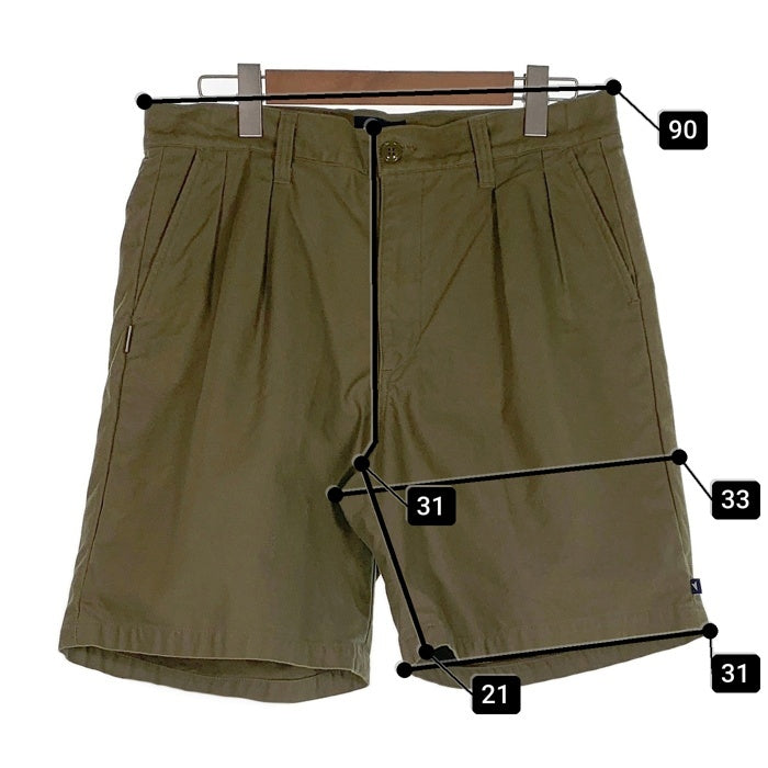 DESCENDANT ディセンダント Ron Herman ロンハーマン 2タック ベイカーショーツ ショートパンツ オリーブ Size 3 福生店