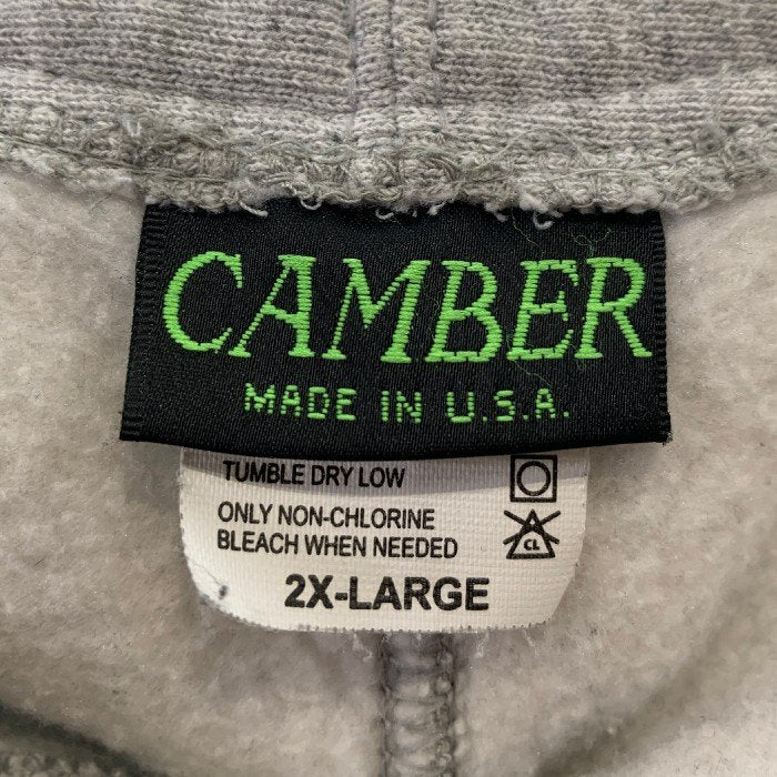 CAMBER キャンバー WP プリント スウェットパンツ グレー 裏起毛 Size 2XL 福生店