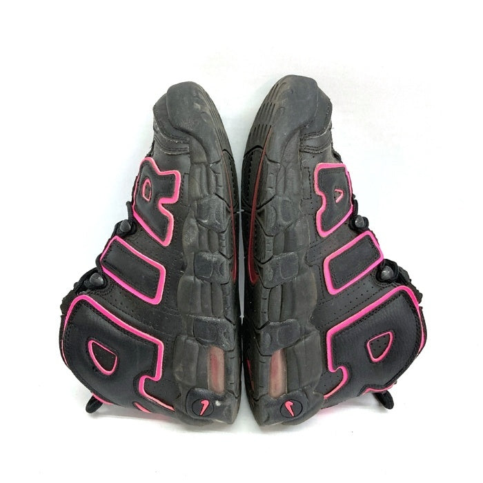 NIKE ナイキ 415082-003 GS Air More Uptempo Black Pink Blast スニーカー ブラック size24cm 瑞穂店