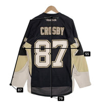 Reebok リーボック NHL ピッツバーグ・ペンギンズ CROSBY クロスビー ホッケーシャツ ブラック Size S 福生店