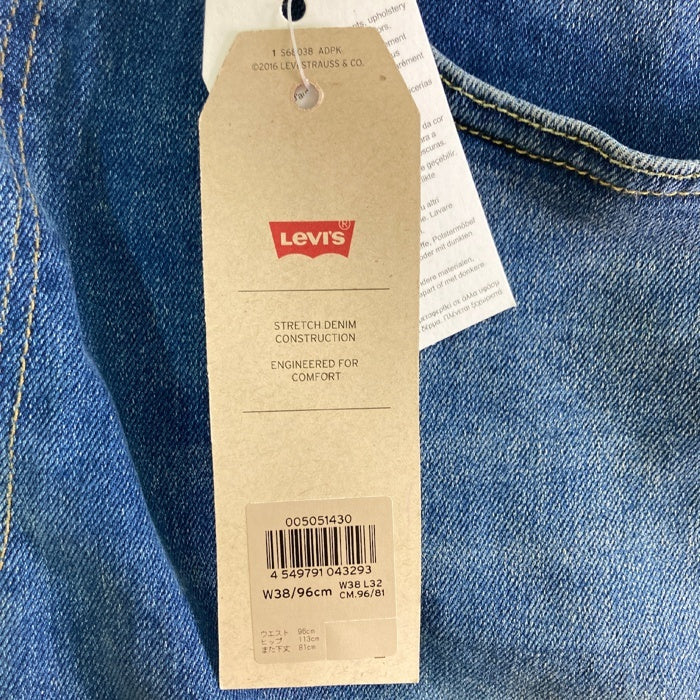 Levi's リーバイス 505 505-1430 ストレッチ デニムパンツ インディゴ sizeW38 瑞穂店