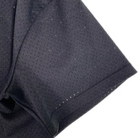 FOG ESSENTIALS エッセンシャルズ バックロゴプリント メッシュ VネックTシャツ ブラック Size L 福生店