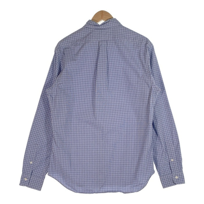 Ralph Lauren ラルフローレン SLIM FIT ボタンダウンチェックシャツ ブルー Size 16 1/2 福生店