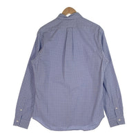Ralph Lauren ラルフローレン SLIM FIT ボタンダウンチェックシャツ ブルー Size 16 1/2 福生店
