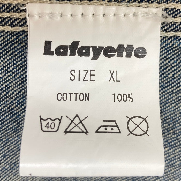 LFYT ラファイエット ダメージ加工 デニムシャツ インディゴ sizeXL 瑞穂店