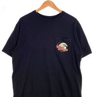Harley-Davidson ハーレーダビッドソン ポケットTシャツ イーグル バイクプリント 2014コピーライト Size L 福生店