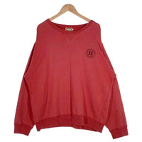 80's~ BANANA REPUBLIC バナナリパブリック 前Vガゼット クルーネックスウェットトレーナー レッド プリント 香港製 Size XL 福生店