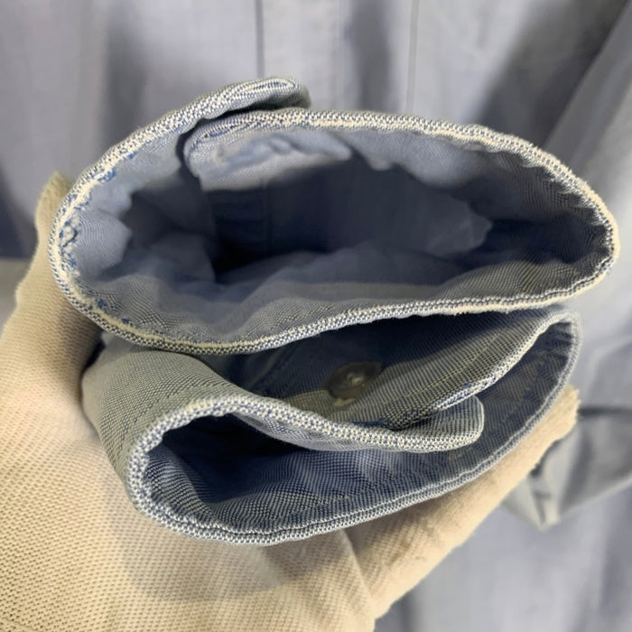 90`s Brooks Brothers ブルックスブラザーズ 長袖 ボタンダウンオックスフォードシャツ ライトブルー Size 17 1/2-34 福生店