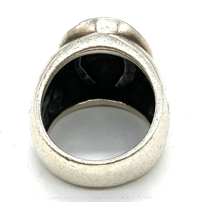 A&G エーアンドジー LION HEART ライオンハート クラシックスカルリング 片目ジルコニア STERLING シルバー size12号 瑞穂店