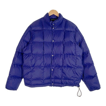 80's L.L.Bean エルエルビーン ナイロンリップストップ グースダウンジャケット ブルー スナップボタン 9U488 Size XL 福生店
