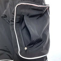 OY オーワイ カーゴ ジョガーパンツ リフレクターパイピング ブラック Size S 相当 瑞穂店