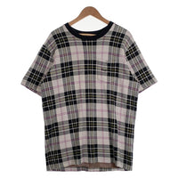 SUPREME シュプリーム 18SS Jacquard Tartan Plaid Tee ジャガード タータンチェック ポケットTシャツ コットンニット Size L 福生店