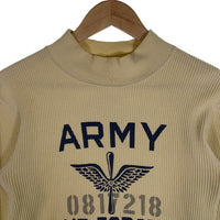 TOY'S McCOY トイズマッコイ ARMY AIR FORCE モックネック サーマルカットソー クリーム Size M 福生店