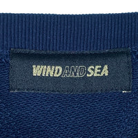 WIND AND SEA ウィンダンシー 22AW SEA CREW NECK プリント クルーネックスウェットトレーナー ネイビー Size L 福生店