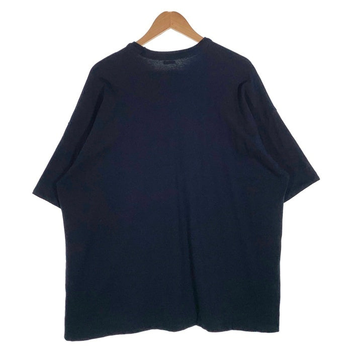 Nautica ノーティカ ダブルフェイス Tシャツ グレー ネイビー TOO BIG Size XXL 相当 福生店