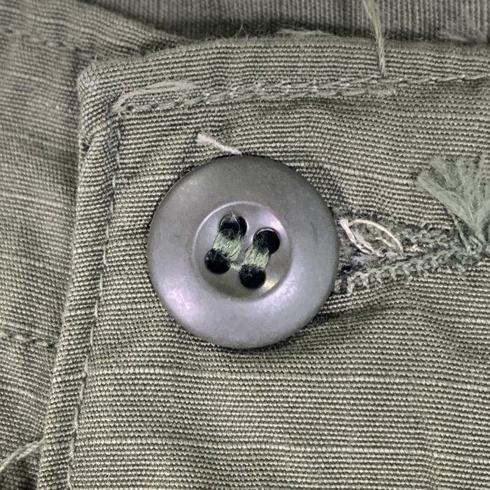 60’s U.S.ARMY 米軍 ジャングルファティーグ ミリタリーカーゴパンツ オリーブ リップストップ 8405-935-3307 69年会計 2 Size M-S 福生店
