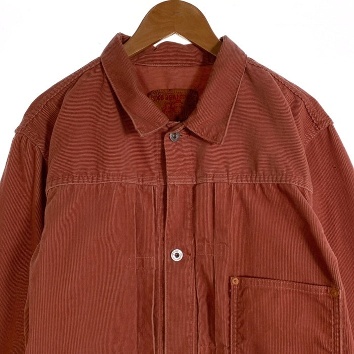 TCB JEANS ティーシービージーンズ S40’s Cords JKT WW2 1st コーデュロイジャケット 大戦 Tバック サーモンピンク Size 44 福生店