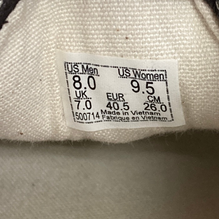 VANS ヴァンズ AUTHENTIC オーセンティック フェイクレザー スニーカー ダークブラウン size26cm 瑞穂店