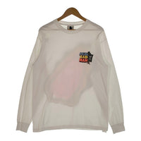 REAL BAD MAN リアルバッドマン プリント ロングスリーブTシャツ ホワイト Size M 福生店