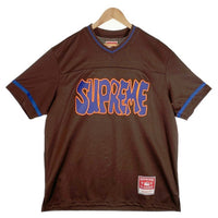 SUPREME シュプリーム 22AW Mitchell&Ness ミッチェル&ネス Football Jersey フットボールジャージ ブラウン Size XL 福生店