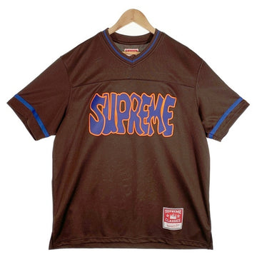 SUPREME シュプリーム 22AW Mitchell&Ness ミッチェル&ネス Football Jersey フットボールジャージ ブラウン Size XL 福生店