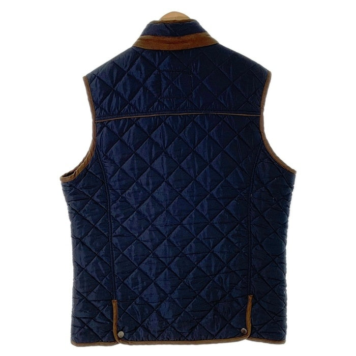 BELSTAFF ベルスタッフ キルティングベスト ネイビー Size XXL 福生店