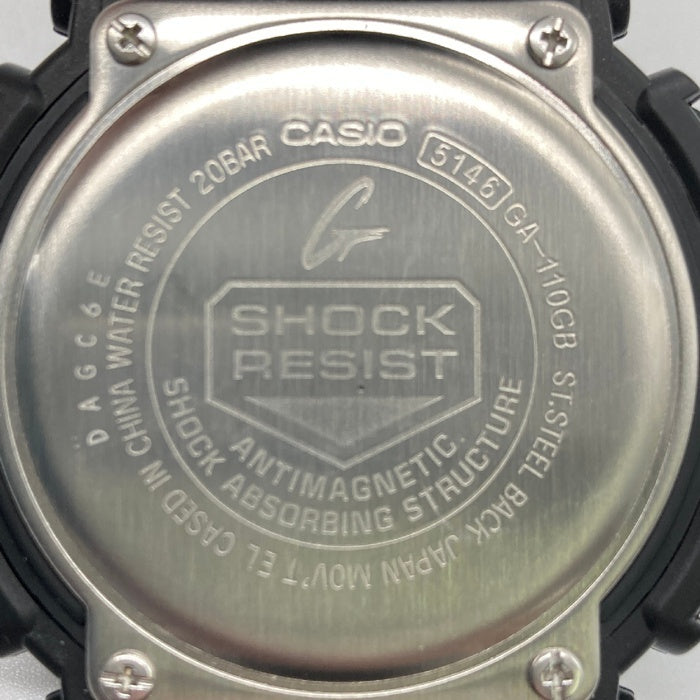 CASIO カシオ G-SHOCK GA-110GB-1AJF デジアナ 腕時計 ブラック×ゴールド 瑞穂店