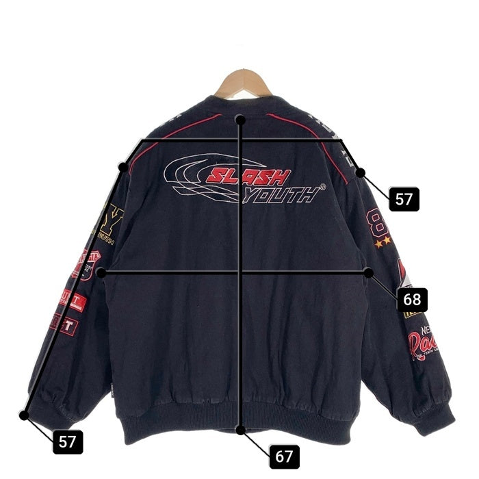 .KOM ドットコム SLASH YOUTH レーシングジャケット ブラック Size L 福生店