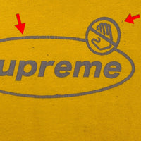 SUPREME シュプリーム 22AW Warning Tee ワーニング プリントTシャツ イエロー Size L 福生店