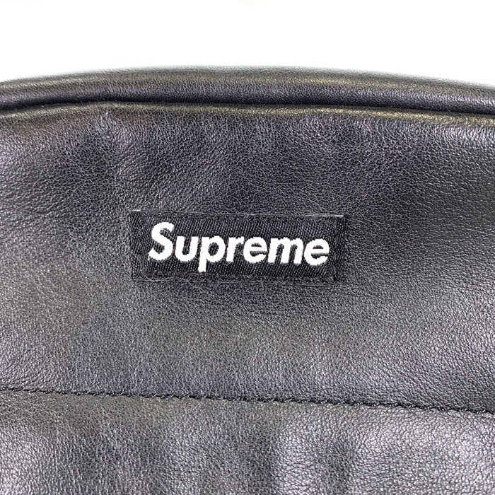 SUPREME シュプリーム AW24 Leather Shoulder Bag レザーショルダーバッグ ブラック 福生店
