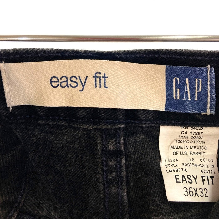 GAP ギャップ EASY FIT デニムパンツ メキシコ製 ブラック sizeW36 瑞穂店