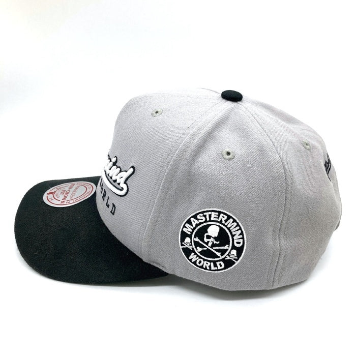 mitchell&ness ミッチェルアンドネス mastermind マスターマインド スカルボーン 6パネルキャップ グレー 瑞穂店