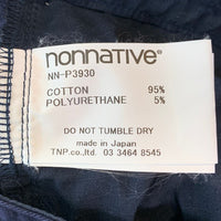 nonnative ノンネイティブ 5P JEANS DROPPED FIT C/P TWILL STRETCH VW チノツイル ストレッチパンツ ネイビー Size 2 福生店