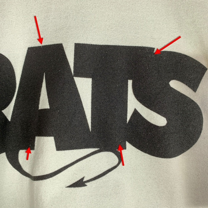 RATS ラッツ 25SS BOX LOGO TEE ボックスロゴ プリントTシャツ ホワイト 25RT-0801 Size M 福生店
