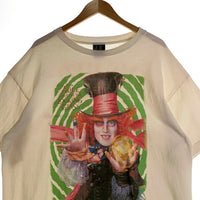 SAINT Mxxxxxx セントマイケル 23AW DSNY SS TEE MAD HATTER アリスインワンダーランド プリントTシャツ ヴィンテージ加工 SM-A23-0000-C25 Size XL 福生店