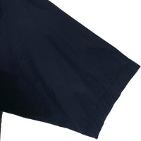 zucca ズッカ コットン ショートスリーブシャツ スナップボタン 脇下ベロア切替 半袖 ネイビー 日本製 CZ84FK504 Size M 福生店