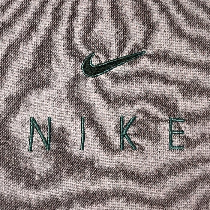 NIKE ナイキ 90's 銀タグ 刺繍 スウェットトレーナー グレー sizeM 瑞穂店