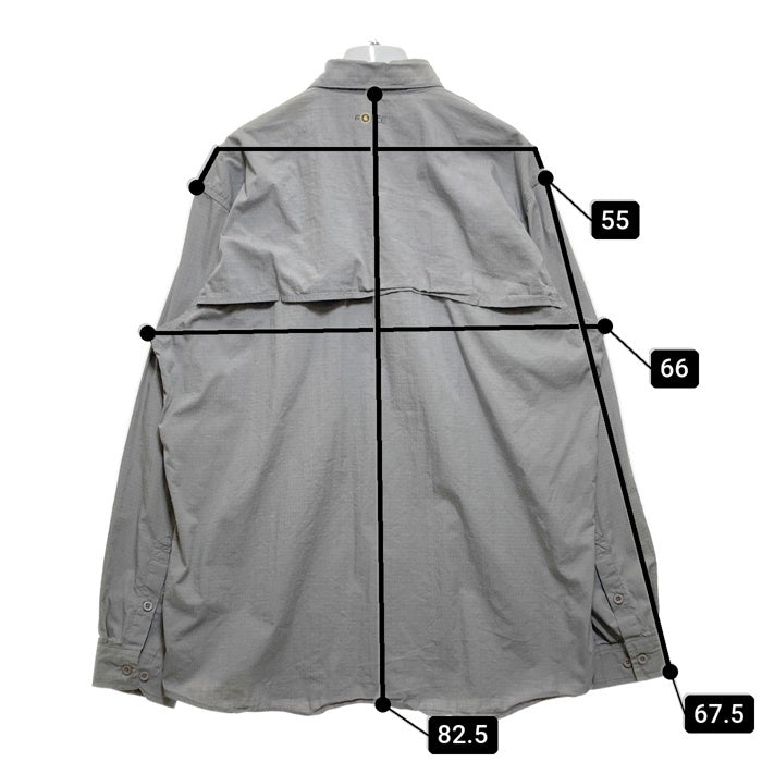 Carhartt カーハート リップストップ ワークシャツ グレー sixeXL 瑞穂店