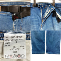 GRAMICCI グラミチ GMP-14F120 Mt Design 3776 デニム クライミングパンツ ライトインディゴ sizeS 瑞穂店