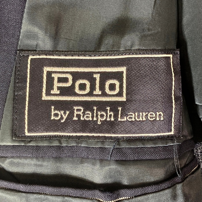 Polo Ralph Lauren ポロラルフローレン 3つボタン ストライプ テーラードジャケット セットアップ ネイビー sizeC102-W94-T180 瑞穂店