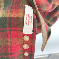 PENDLTON ペンドルトン ウール チェックシャツ 袖襟コーデュロイ レッド sizeXS 瑞穂店