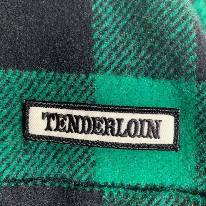 TENDERLOIN テンダーロイン 羊毛 ウール BUFFALO JACKET バッファロー チェック ジャケット グリーン T-20RG Size L 福生店
